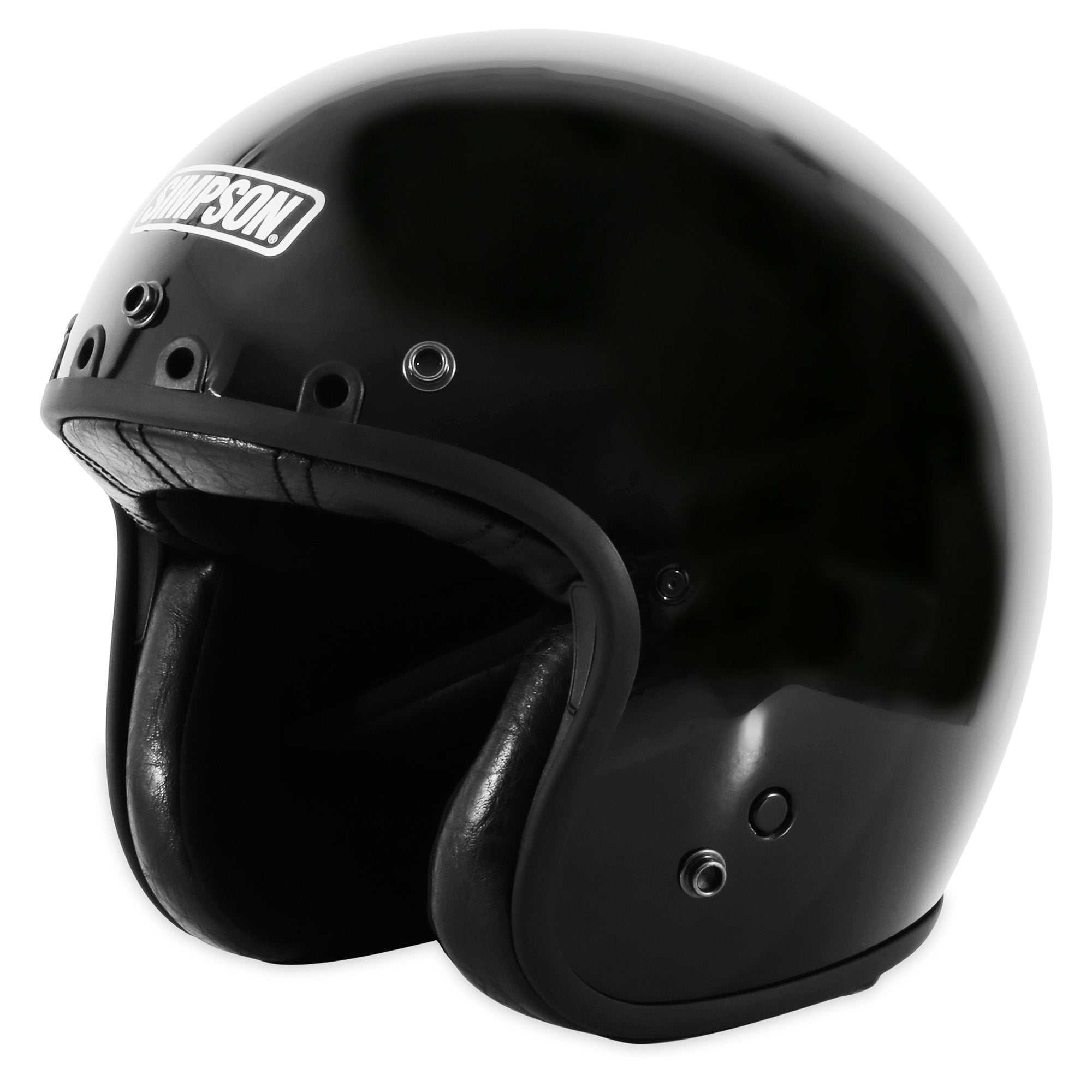 Simpson Chopper Helmet Gloss Black