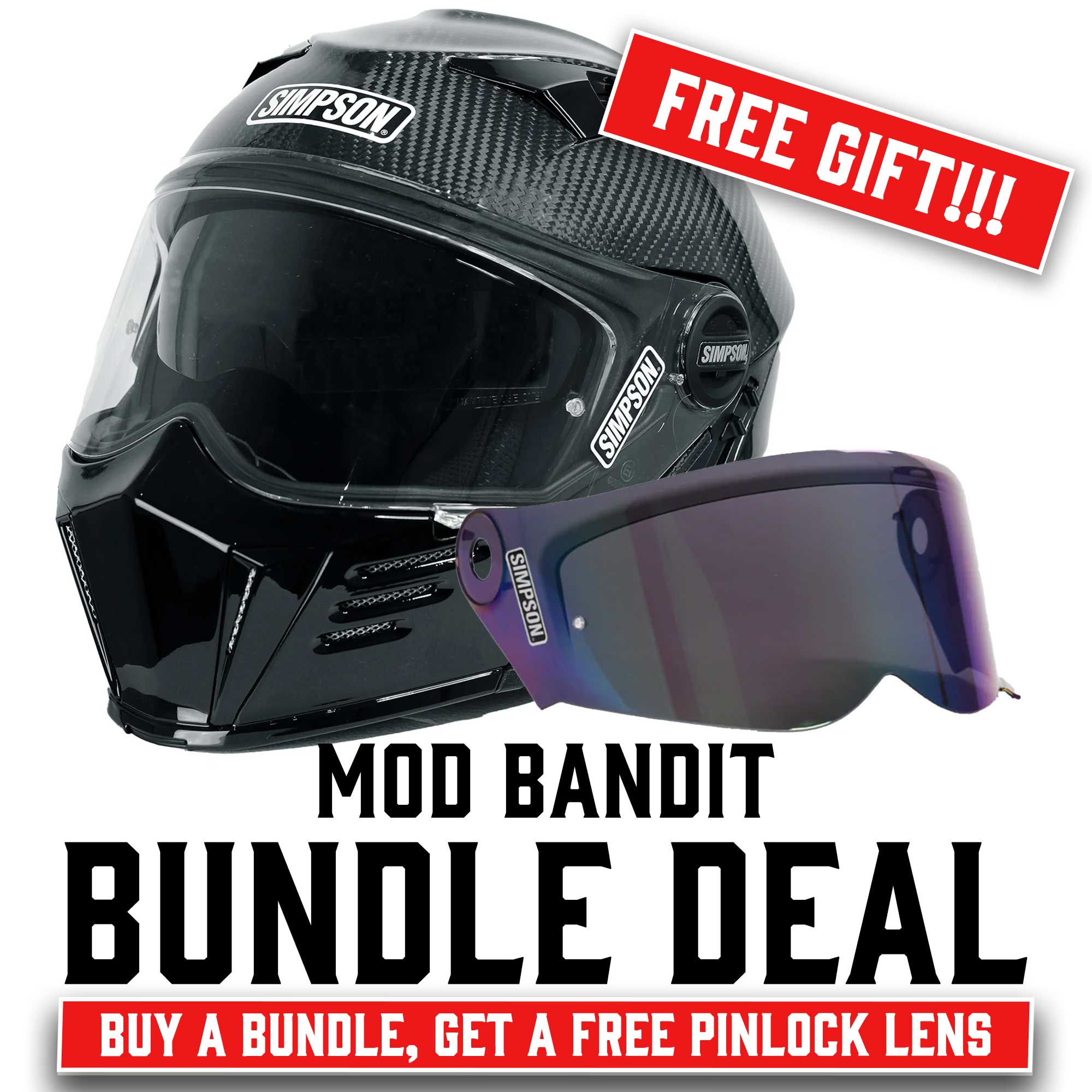 Simpson Mod Bandit - Carbon Fiber – Gastown Supply Co.