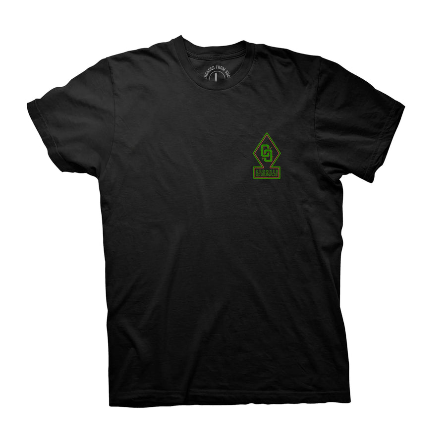 Crooked Clubhouse Lucky Tee - Black
