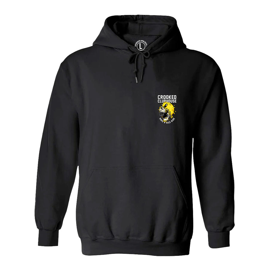 Crooked Clubhouse Have a Nice Ride 5 Hoodie - Black