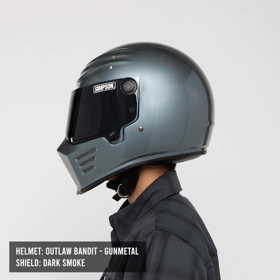 Simpson Outlaw Bandit Helmet Gen 2 - Gunmetal