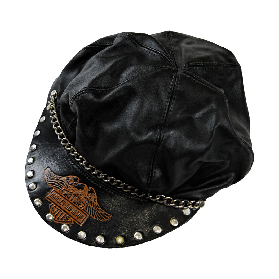 Harley Davidson Vintage Hat - Leather Daddy Hat - Black