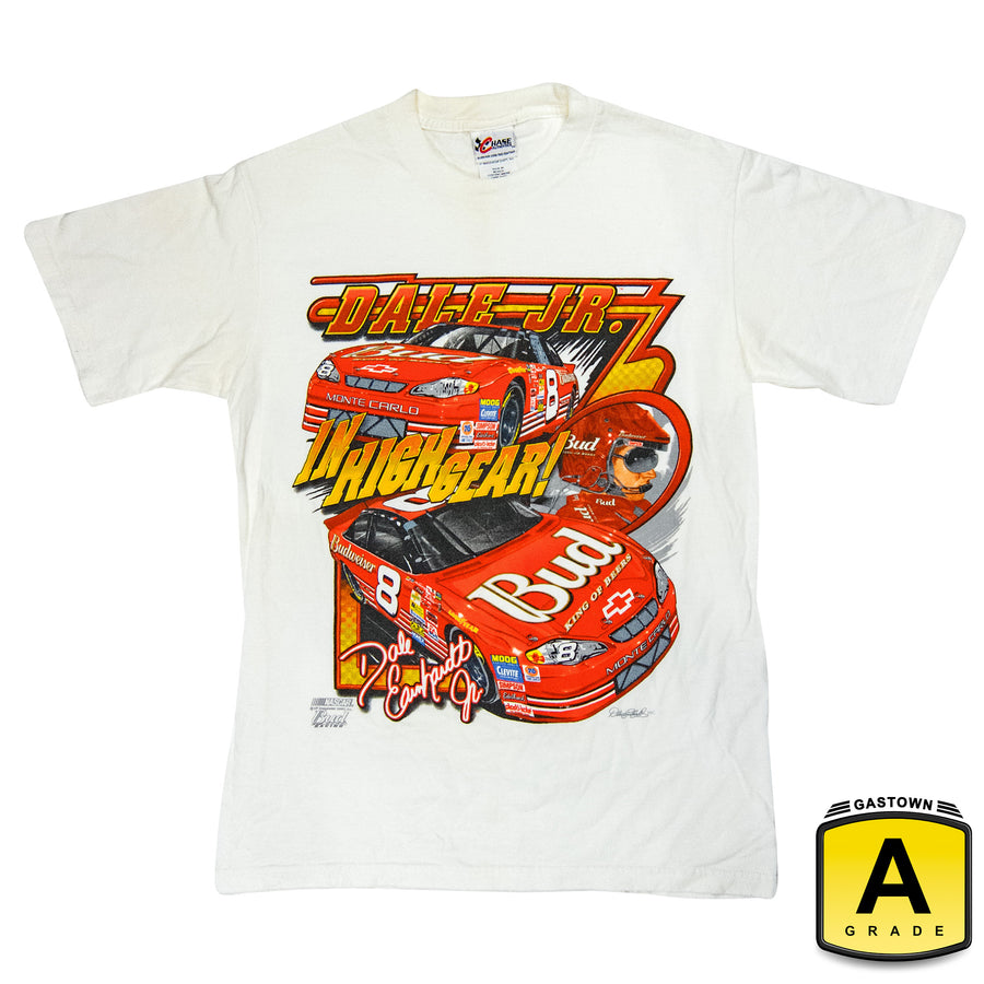 NASCAR Vintage T-Shirt - Dale Jr in High Gear - White