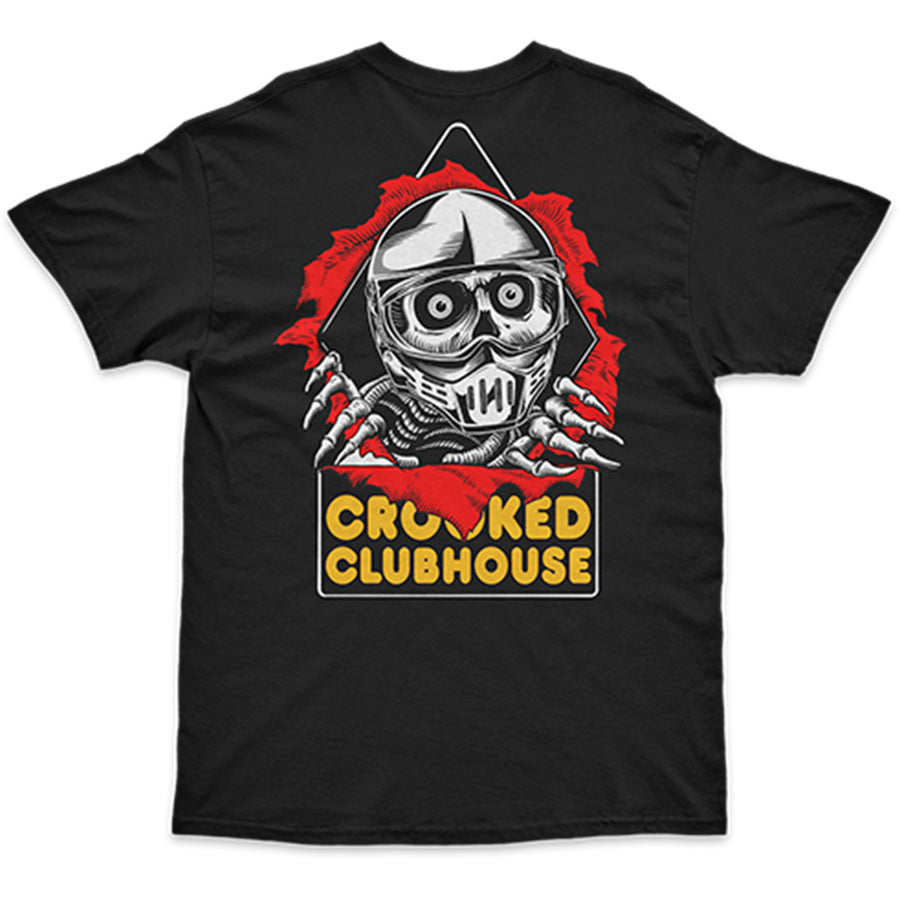 Crooked Clubhouse Ride or Die Tee - Black