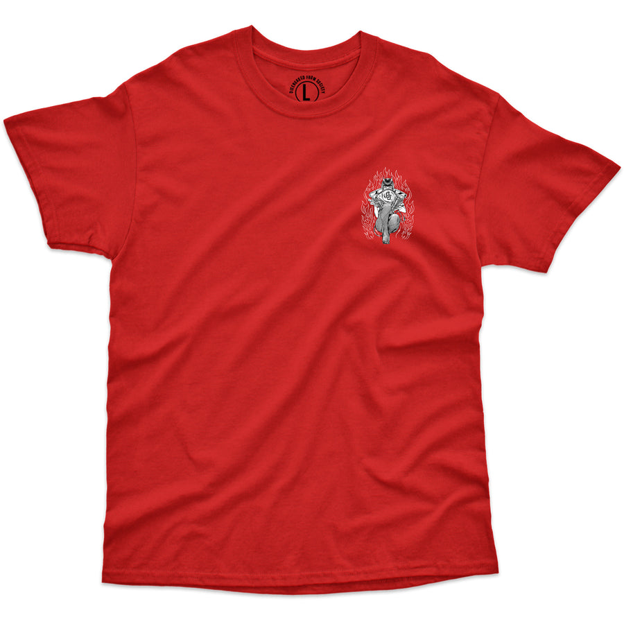Crooked Clubhouse She Devil Tee - Red