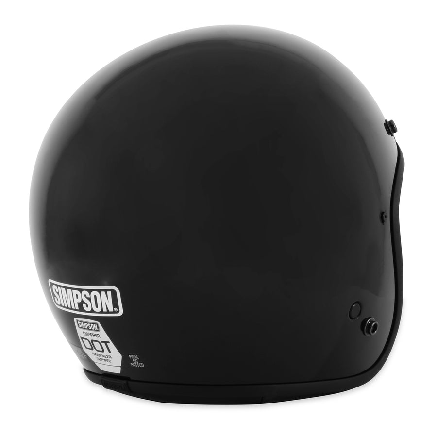 black simpson football helmet Motorcycle 28315S8 - Outlaw Bandit motorcycles create a unique bond between rider and machine Simpson Chopper Helmet - Gloss