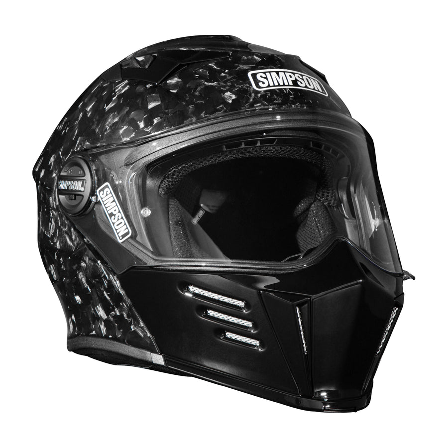 forged carbon fiber motorcycle helmet Simpson Mod Bandit Carbon Fiber