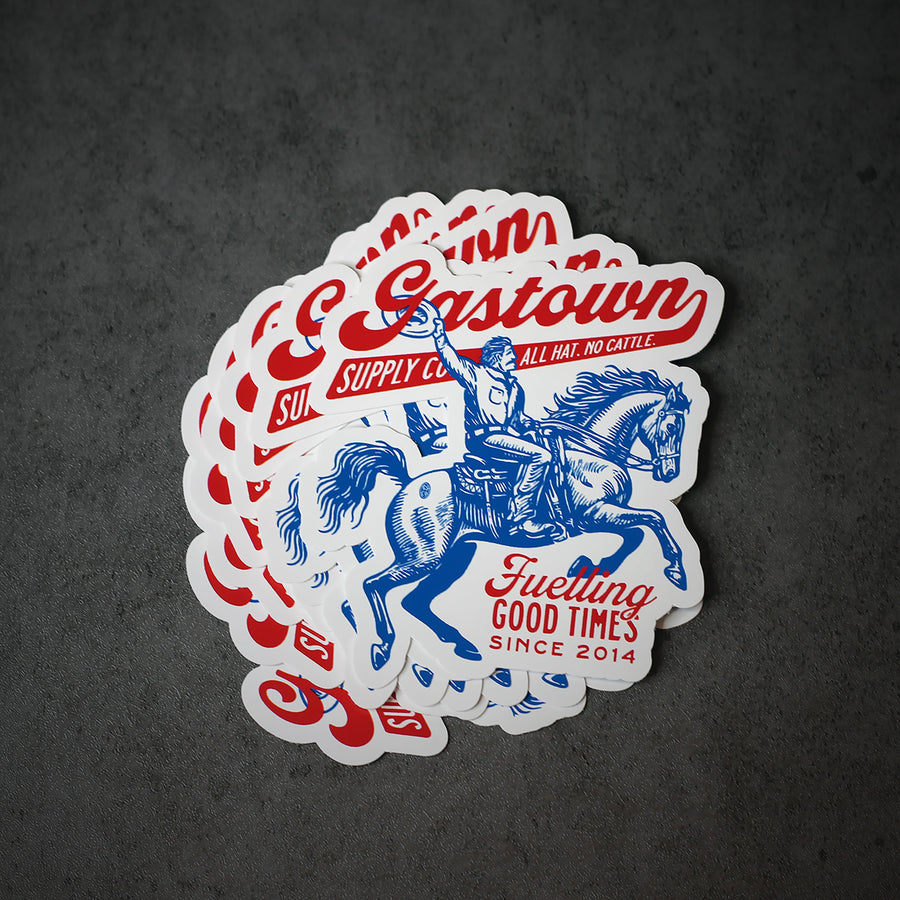 Gastown Sticker - Cowboy