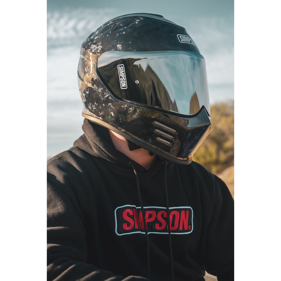 Simpson Ghost Bandit Carbon Fiber Helmet - Forged Carbon