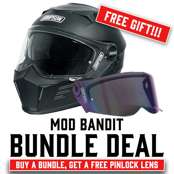 Simpson Mod Bandit - Matte Black – Gastown Supply Co.