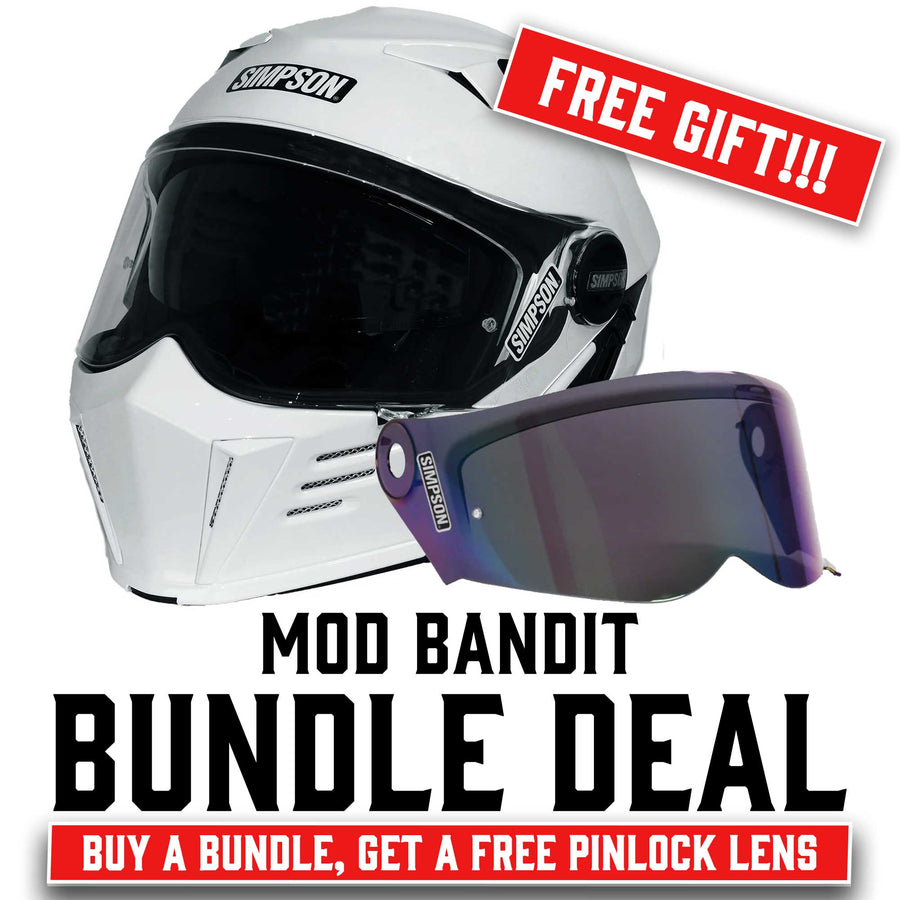 Simpson Mod Bandit - White – Gastown Supply Co.