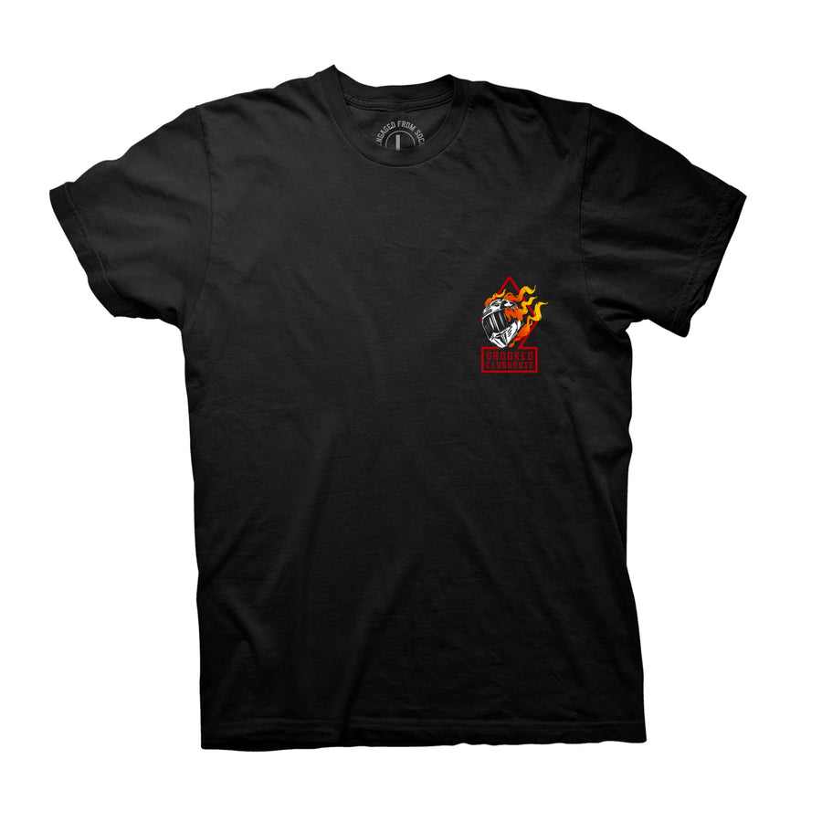 Crooked Clubhouse Easy Ride Tee - Black