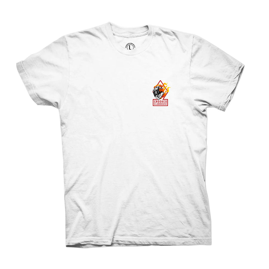 Crooked Clubhouse Easy Ride Tee - White