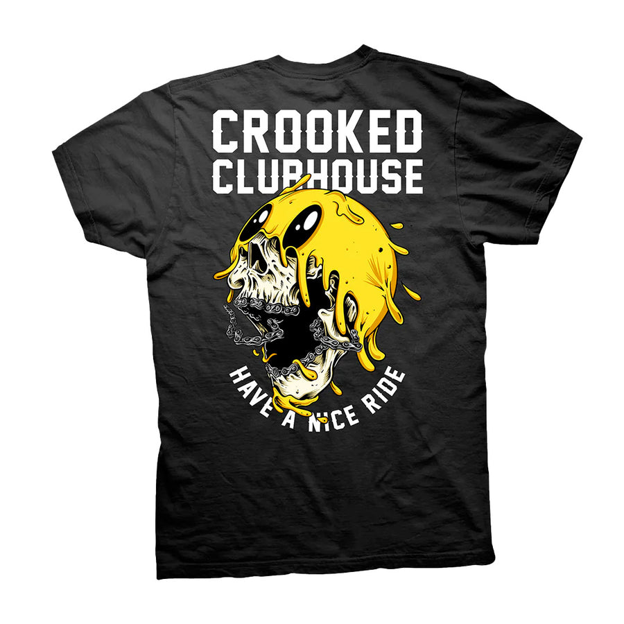 Crooked Clubhouse Have a Nice Ride 5 Tee - Black