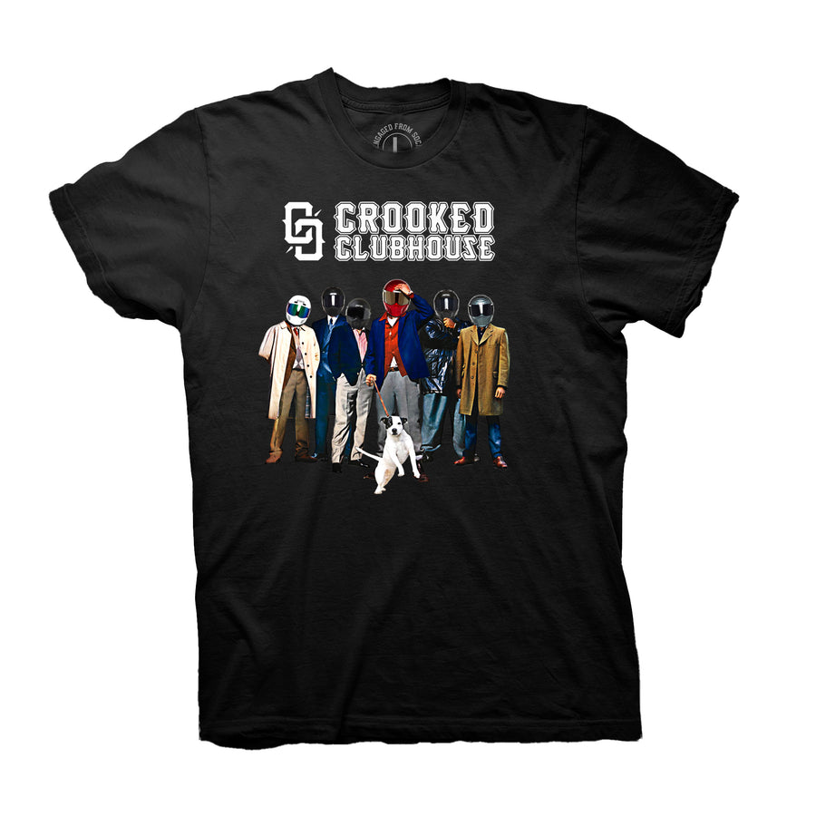Crooked Clubhouse Snatch Tee - Black