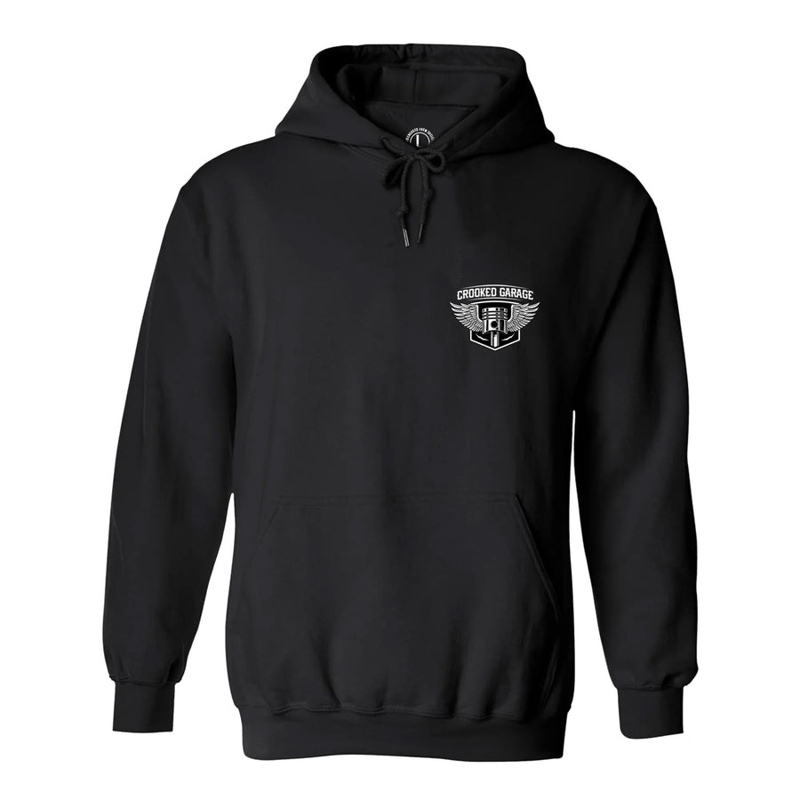 Crooked Clubhouse Crooked Garage Hoodie - Black