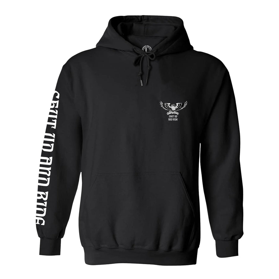 Crooked Clubhouse Shut Up & Ride 3 Hoodie - Black