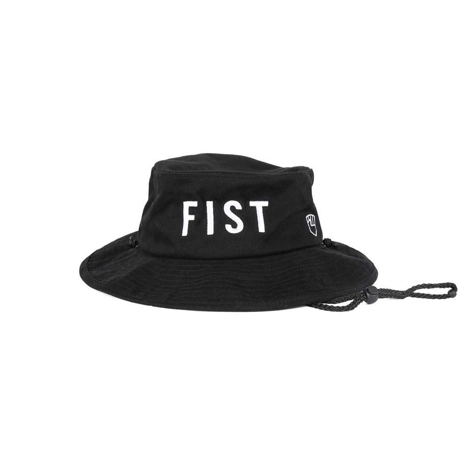 BLACK BOONIE PREMIUM BUCKET HAT - BLACK