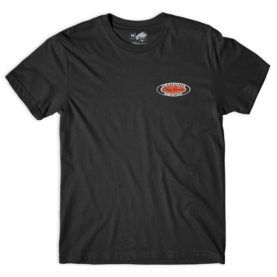 Mr. Horsepower Vintage Design T-Shirt - Black