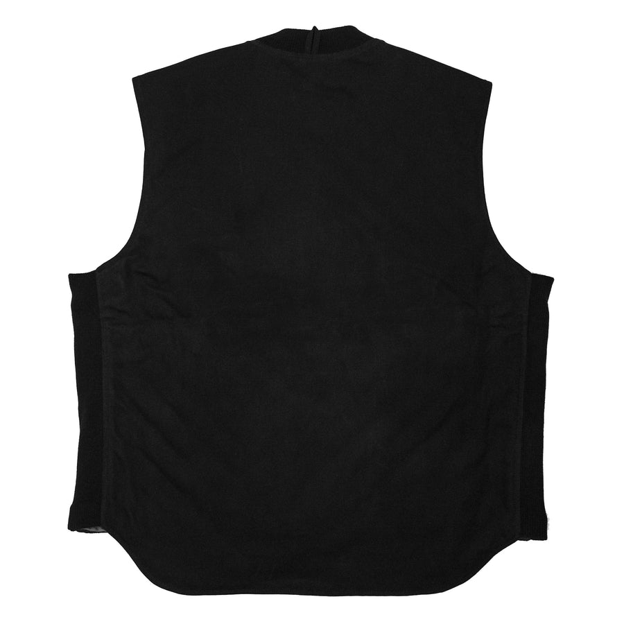 Reclaimed Canvas Moto Vest - Deebo/Black - Medium