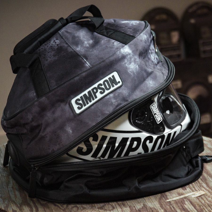 Simpson Racing Helmet and FHR Bag 23
