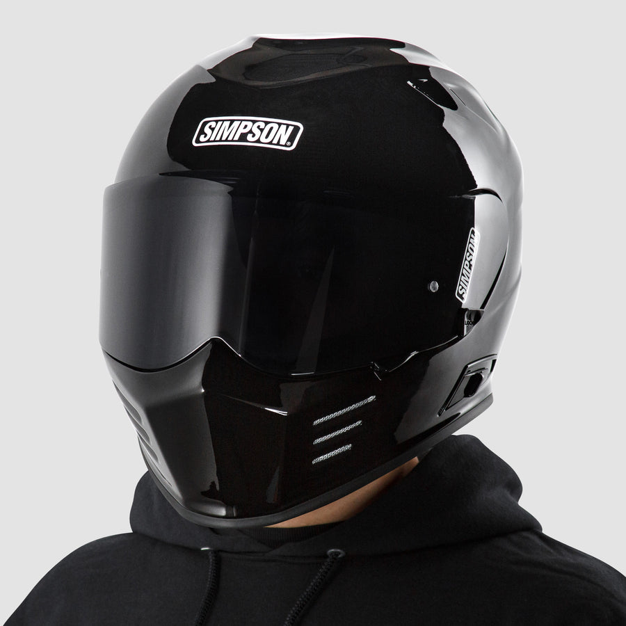ghost motorcycle helmet GDM with Bluetooth Headset XX-Large / Matte Black / Chrome & Clear level features including Mips Integra Split impact protection and a carbon fiber shell that bumps up the impact resistance further New Arrival Custom Skull Motorcycle