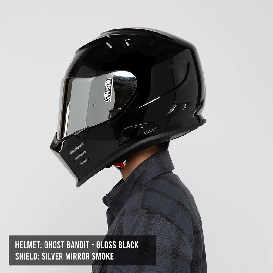 Simpson Ghost Bandit Helmet - Gloss Black