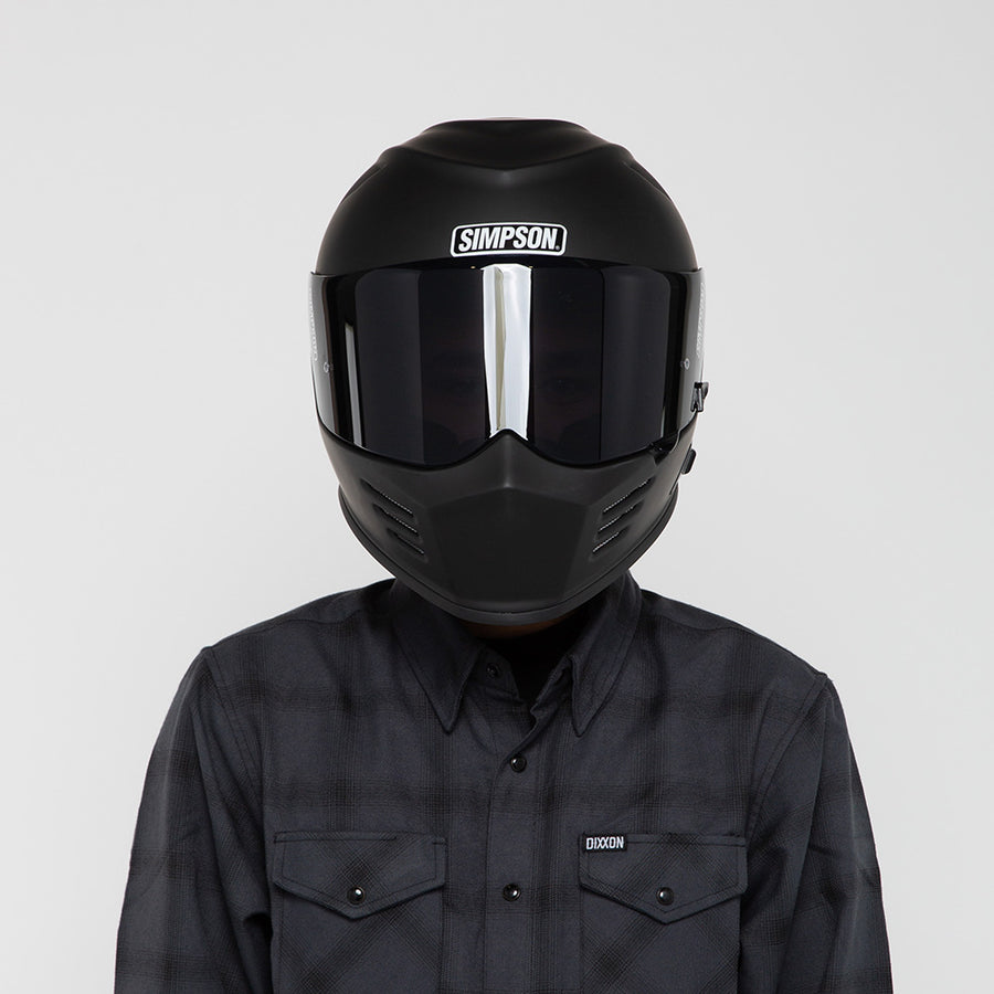 black ghost motorcycle helmet Simpson Ghost Bandit Helmet