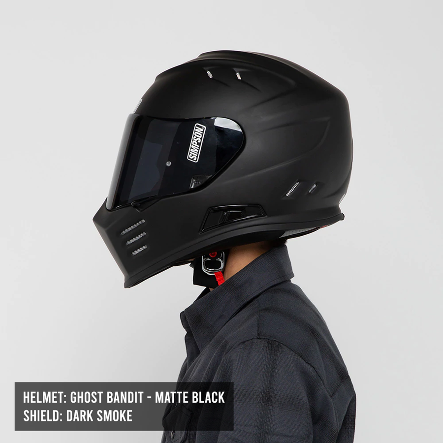 Simpson Ghost Bandit Helmet - Matte Black