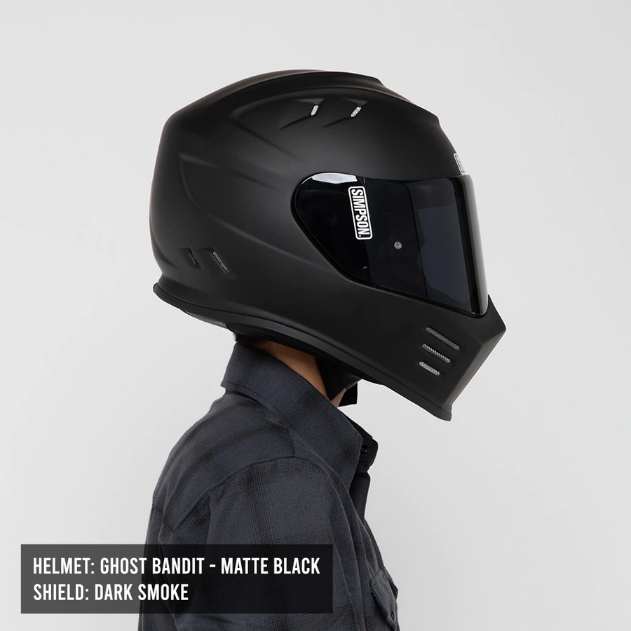 Simpson Ghost Bandit Helmet - Matte Black