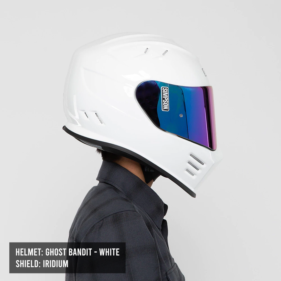 Simpson Ghost Bandit Helmet White - Main Image