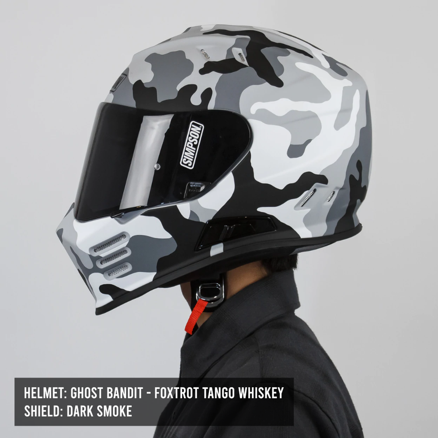 Limited Edition Simpson Ghost Bandit Foxtrot Tango Whiskey (FTW) Helmet