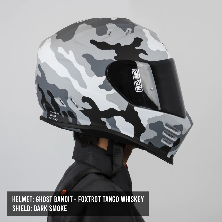 Limited Edition Simpson Ghost Bandit Foxtrot Tango Whiskey (FTW) Helmet