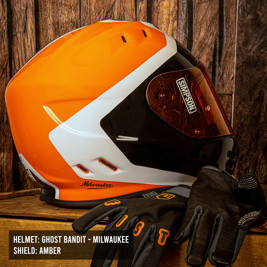 Limited Edition Milwaukee Simpson Ghost Bandit Helmet