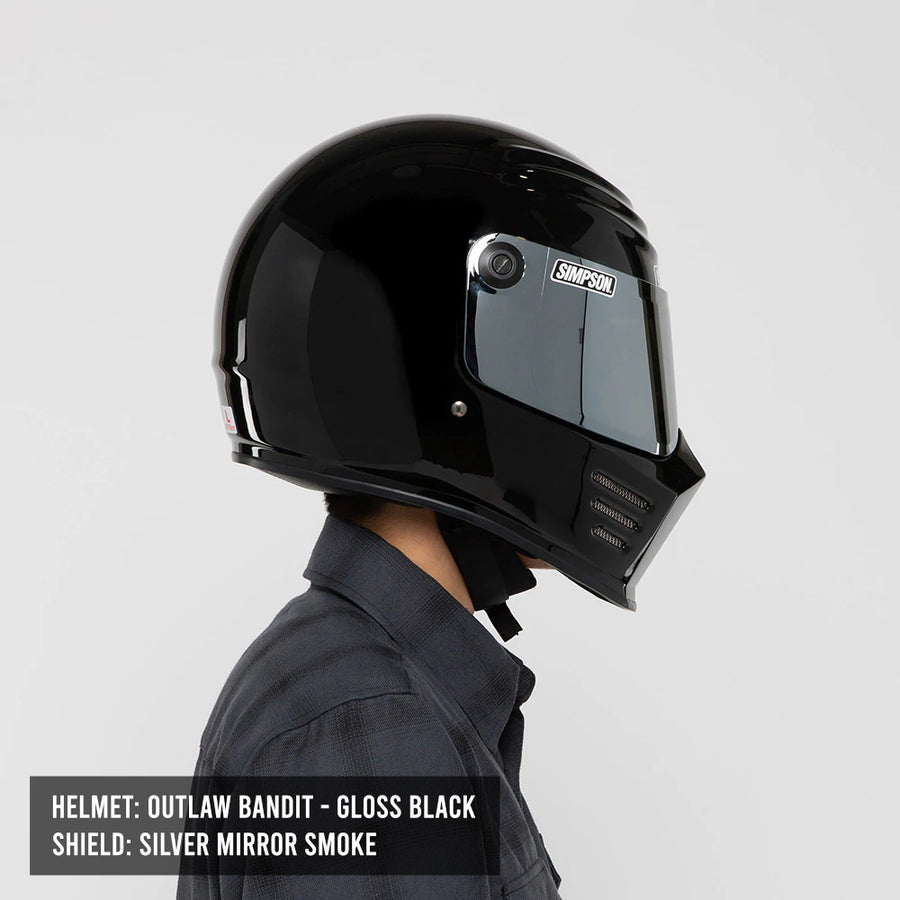 Simpson Outlaw Bandit Helmet Gen 2 - Gloss Black