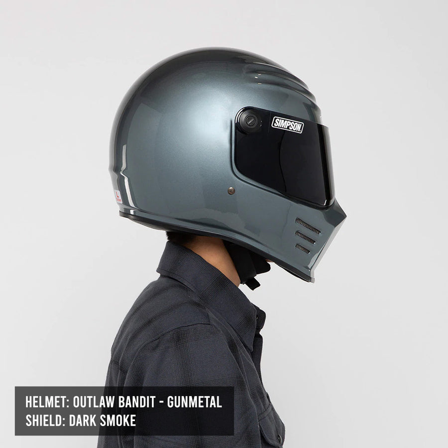 Simpson Outlaw Bandit Helmet Gen 2 - Gunmetal