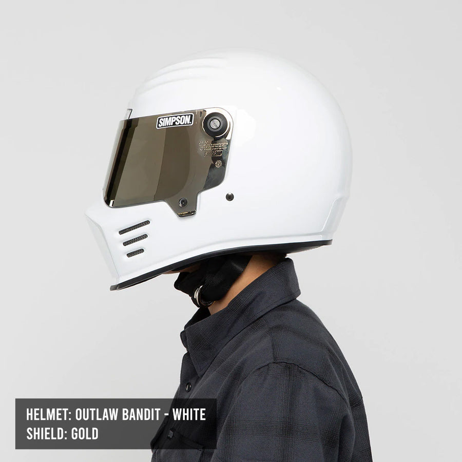 Simpson Outlaw Bandit Helmet Gen 2 - White