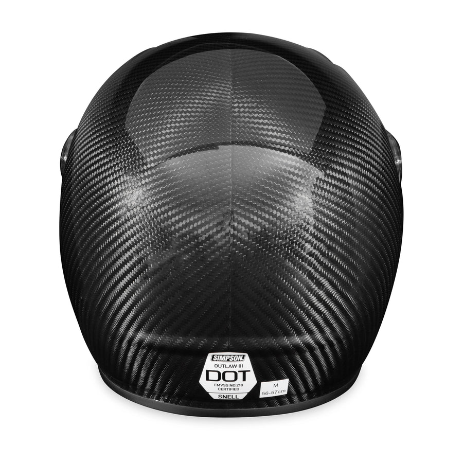 Simpson Outlaw Bandit Helmet Gen 3 - Carbon Fiber