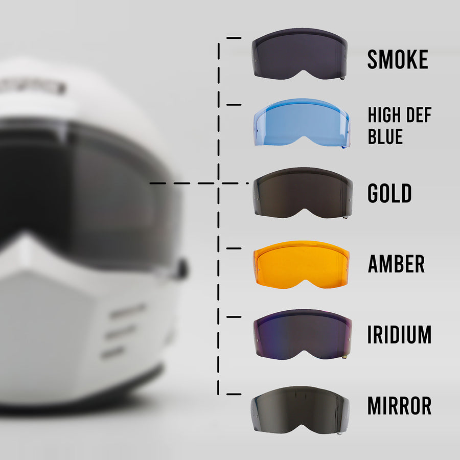 Simpson Ghost Bandit, Speed Bandit Venom Helmet Exterior Shield