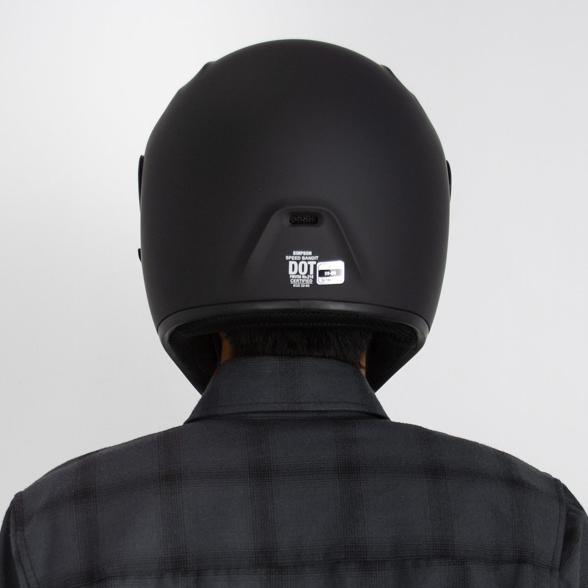 Simpson Street Bandit Helmet - Gloss Black – Gastown Supply Co.