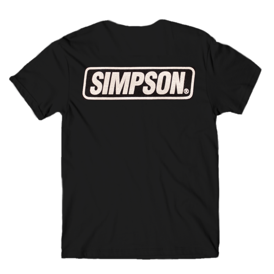 Simpson Logo Tee - Black/White