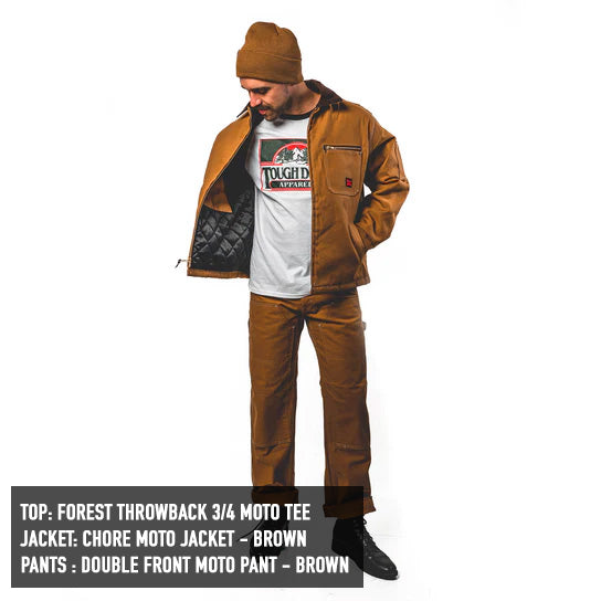 Chore Moto Jacket - Brown