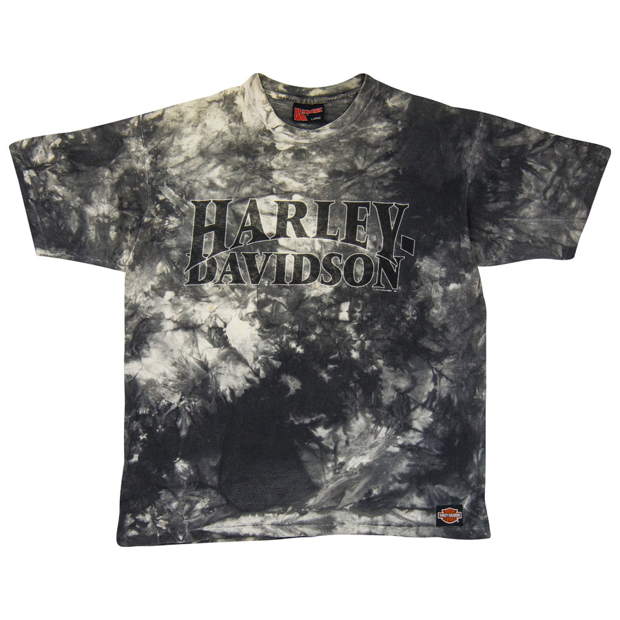 Harley Davidson Vintage T-Shirt - Casino Southern Nevada Harley - Acid Wash Black