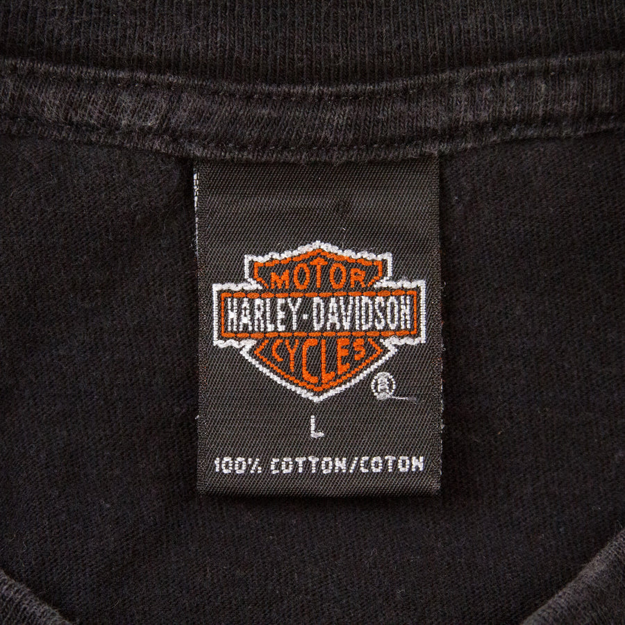 Harley Davidson Vintage T-Shirt - Southside Harley Virginia Beach - Black