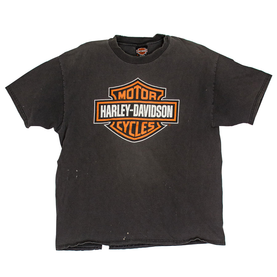 Harley Davidson Vintage T-Shirt - Apple Harley Altonna - Black
