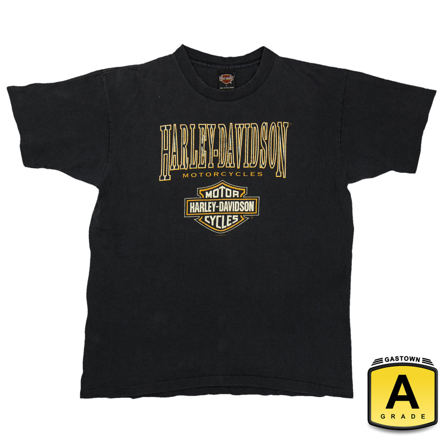 Harley Davidson Vintage T-Shirt - Las Vegas Nevada Harley - Black