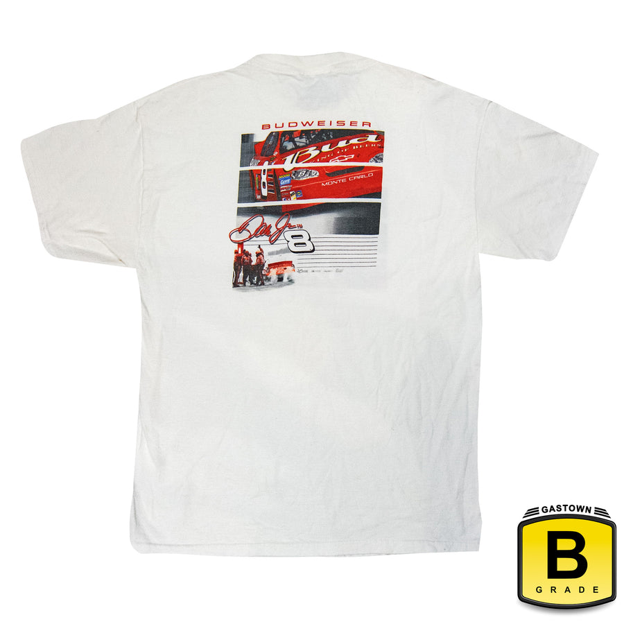 NASCAR Vintage T-Shirt - Dale Jr Bud - White