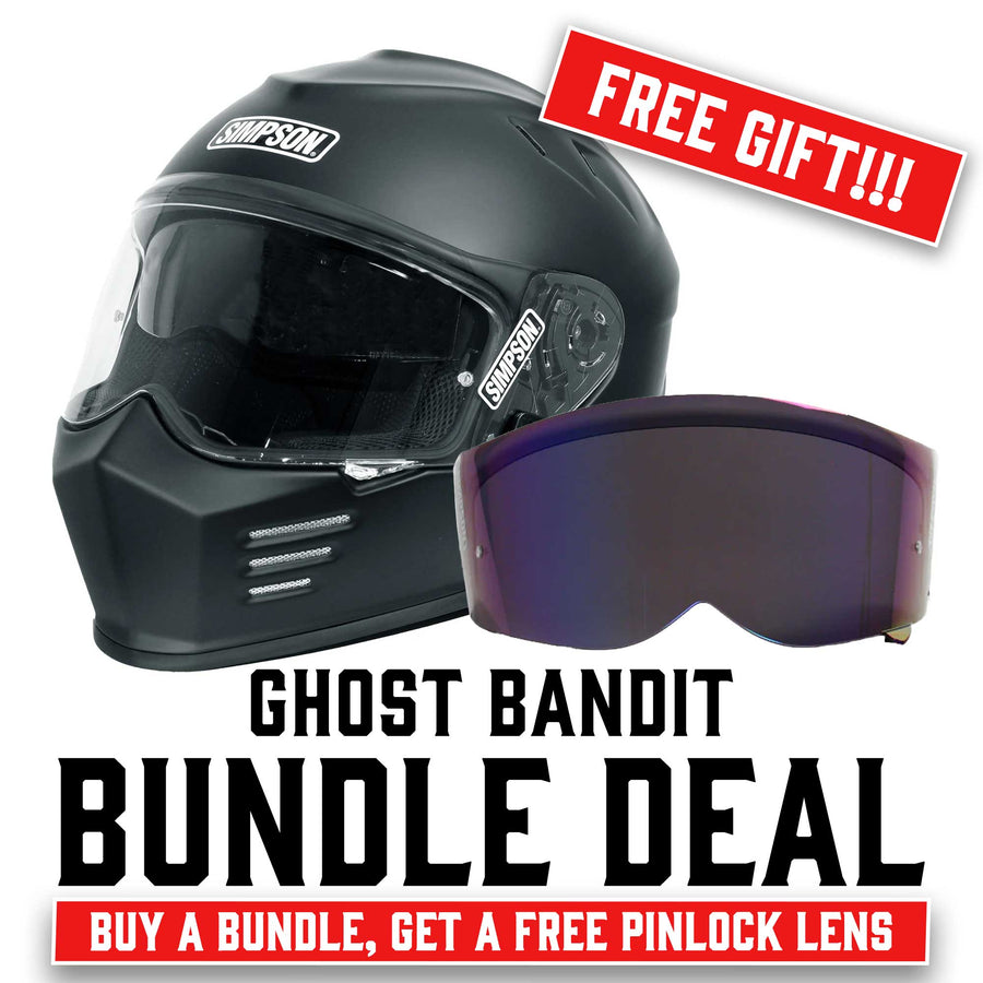 Simpson Ghost Bandit Helmet - Matte Black – Gastown Supply Co.