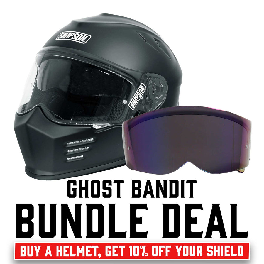 Simpson Ghost Bandit Helmet - Matte Black – Gastown Supply Co.