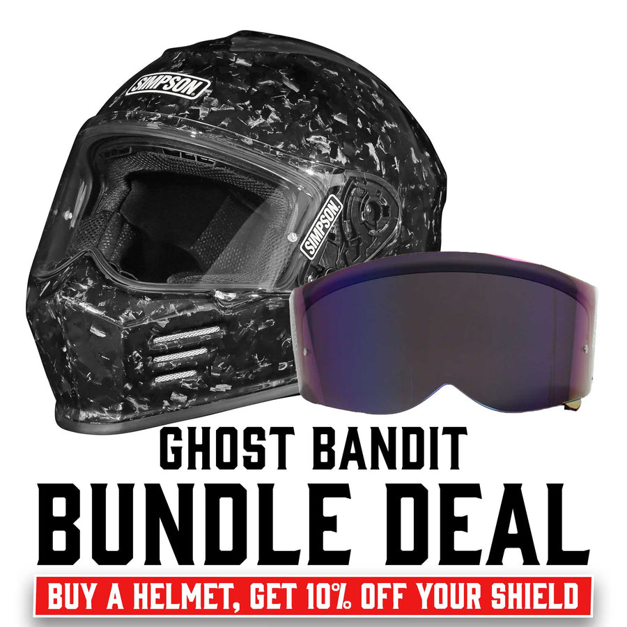 Simpson Ghost Bandit Carbon Fiber Helmet - Forged Carbon – Gastown